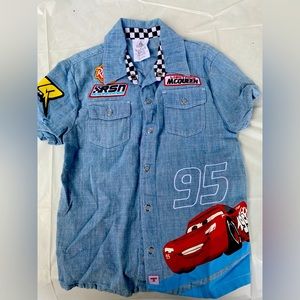 Boys Lightning McQueen shirt.